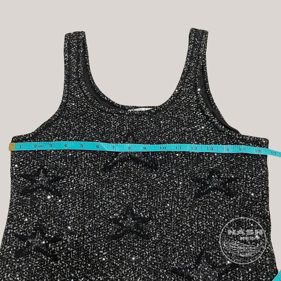 Chanel 40 Sequin Knit Mini Sweater Dress | Black Star Runway Sample, Rare - Picture 8 of 14